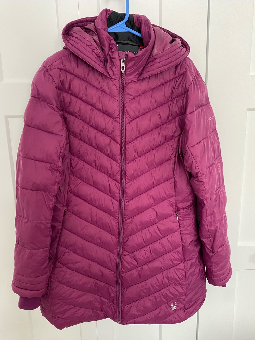 SPYDER Puffer Jacket Magenta / Berry Pink - Women L